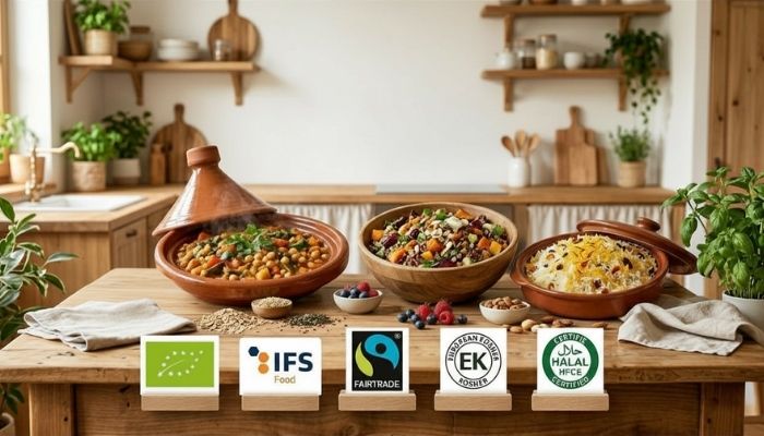 Organic halal certified food ingredients with EU Bio, IFS, Fairtrade, Kosher and HFCE Halal certifications – Kaskade B2B supplier