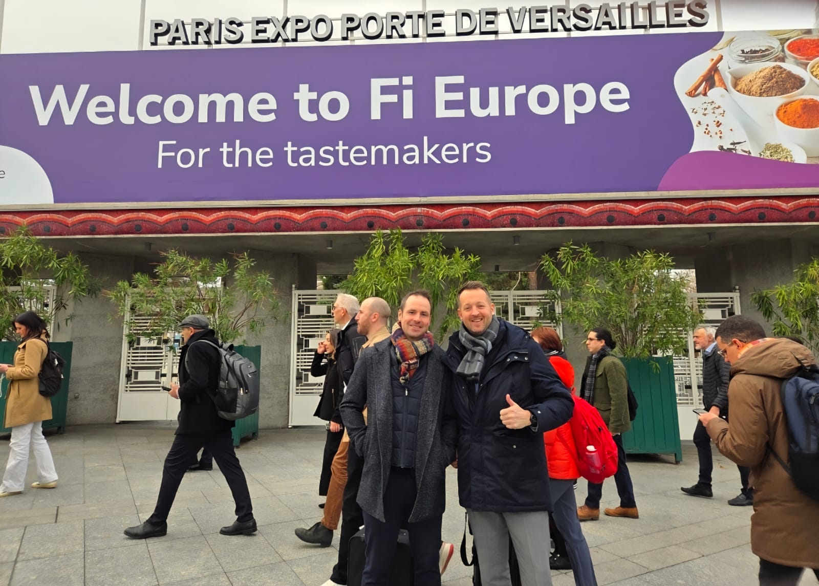 Kaskade team at Food Ingredients Europe Paris – organic ingredients B2B trade show